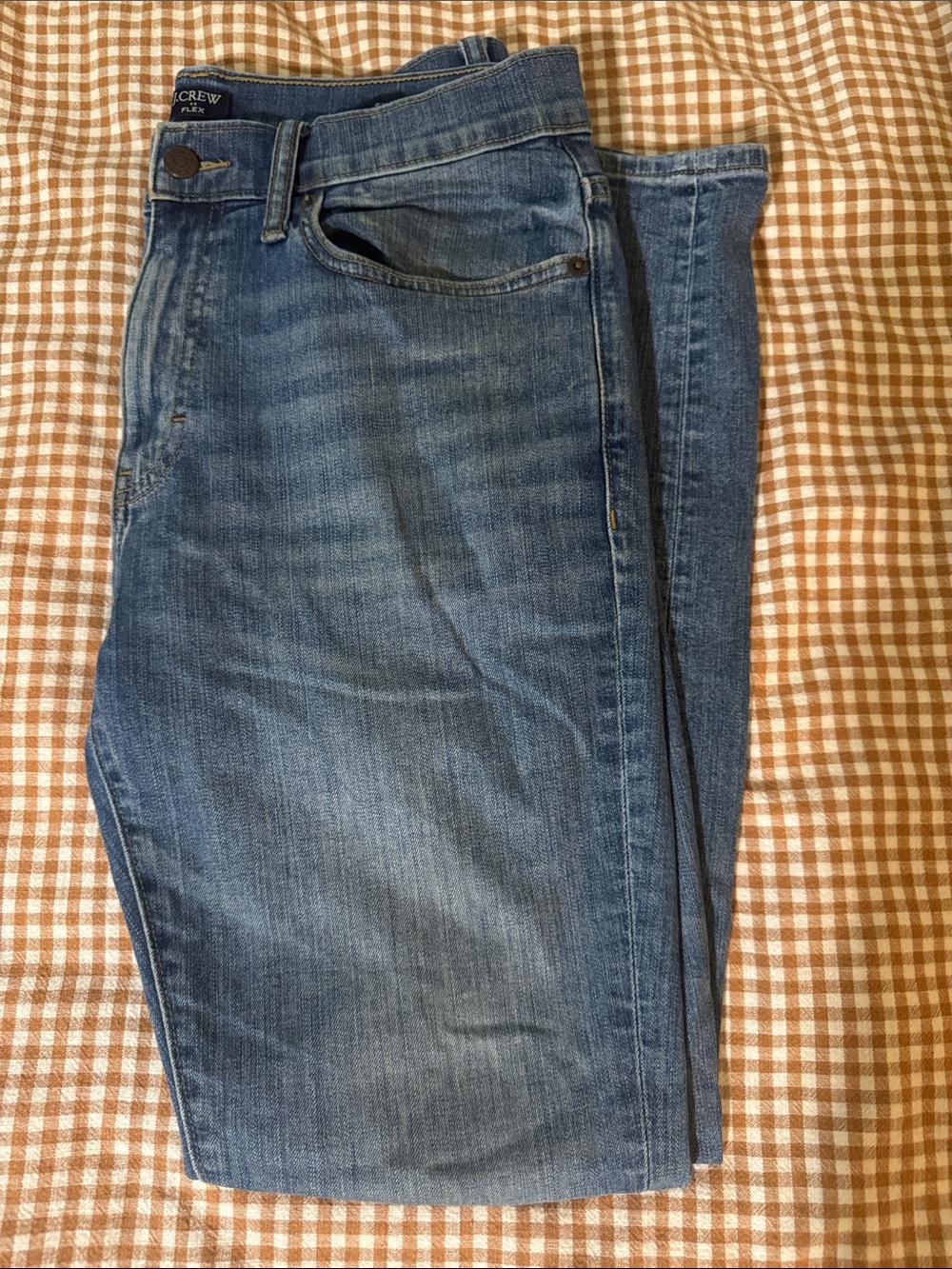 J. Crew Medium Blue Straight-Leg Jeans